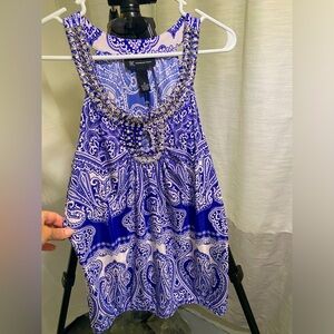 INC international concepts, sleeveless blouse size M